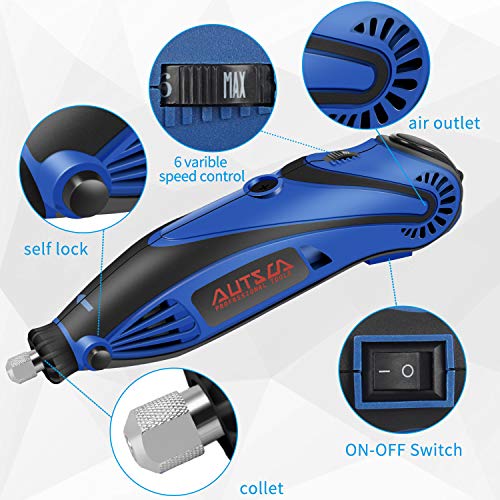 AUTSCA Multifunktionswerkzeug Drehwerkzeug Mit 168 teiligen Zubehörset und 4 Aufsätzen mit viel Zubehör beliebter… – Bild 3