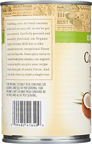 365 Everyday Value, Organic Light Coconut Milk, 13.5 fl oz