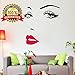 7ProductGroup Premium Wall Quotes Decal from Wall Makers. Inspirational Wall Decals. Best Eco-Friendly, BSCI and SGS Approved. Bring Your Walls to Life with A Vision for Décor Now! (Eyes/Lips Pink)