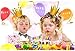 LeeSky Birthday Party Hats,12 Pack Gold Birthday Crown Hats,Kids and Adult Party Hats,Party Decorations Crowns Supplies