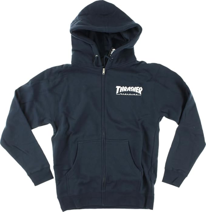 thrasher zip up