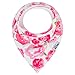 ana baby 8-Pack Baby Bandana Drool Bibs for Drooling and Teething, 100% Organic Cotton, Soft and Absorbent,Bibs for Baby Girls