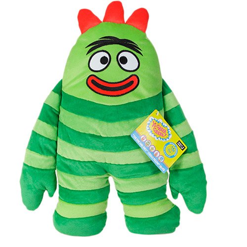 Amazon Com Yo Gabba Gabba Cuddle Pillow Brobee Baby Toys Baby