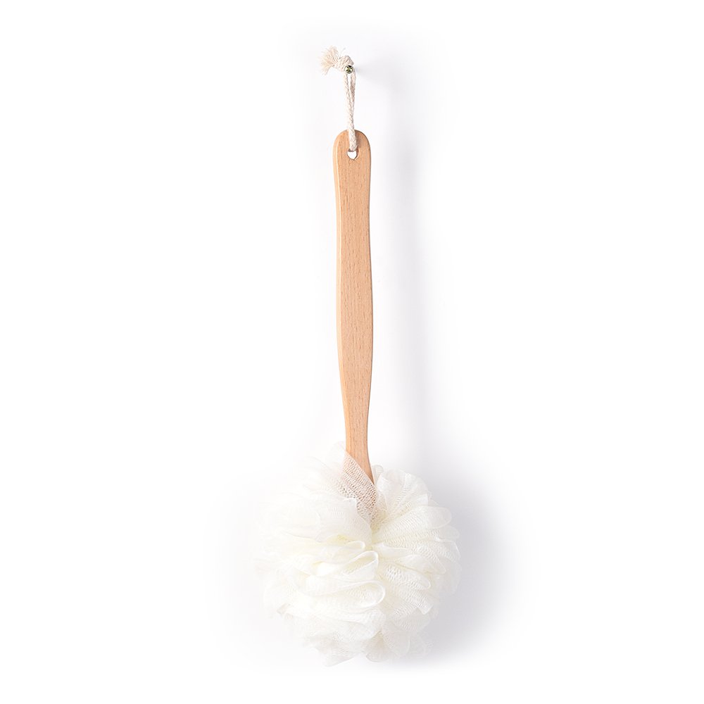 Bath Sponge & Brush Long Handled Loofah Back Scrubber
