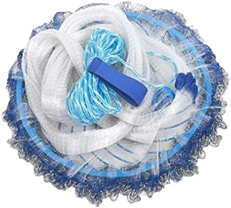 Dastrues Cast Fishing Net Fishing Nets Cast Net Fishing Cast Net Fishing Net Aluminum Ring USA Catch Catcher Portable Tool Outdoor Hand Throw