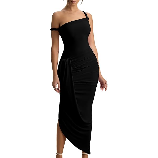 mini cut out bodycon dress Bold Fuschia Sexy Mini Dress: Tight Cross Halter Ruched O-Ring Festival Fuchsia / S