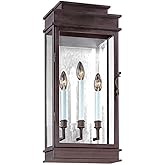 Troy Lighting Vintage-3 Light Outdoor Wall Lantren-11 Inches Wide by 24 Inches High