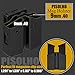 Universal Double Magazine Pouch, 9mm.40 Double Stack Mag. Holder Dual Stack Mag Holster with 1.5''-2'' Belt Clip Fit Glock Sig sauer S&W Beretta Browning Taurus H&K Most Pistol Mag 60° Adjustable Cant