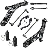 Detroit Axle - Front End 10pc Suspension Kit for