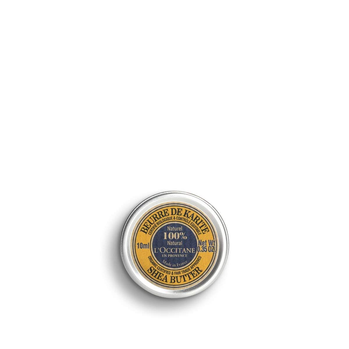 Photo 1 of L'Occitane Eco-Cert Organic Certified & Fair Trade Approved Pure Shea Butter Enriched with Vitamin E 0.35 fl oz