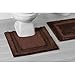 iDesign Spa Microfiber Polyester Bath Mat, Non-Slip Shower Accent Rug for Master, Guest, and Kids' Bathroom, Entryway, 34