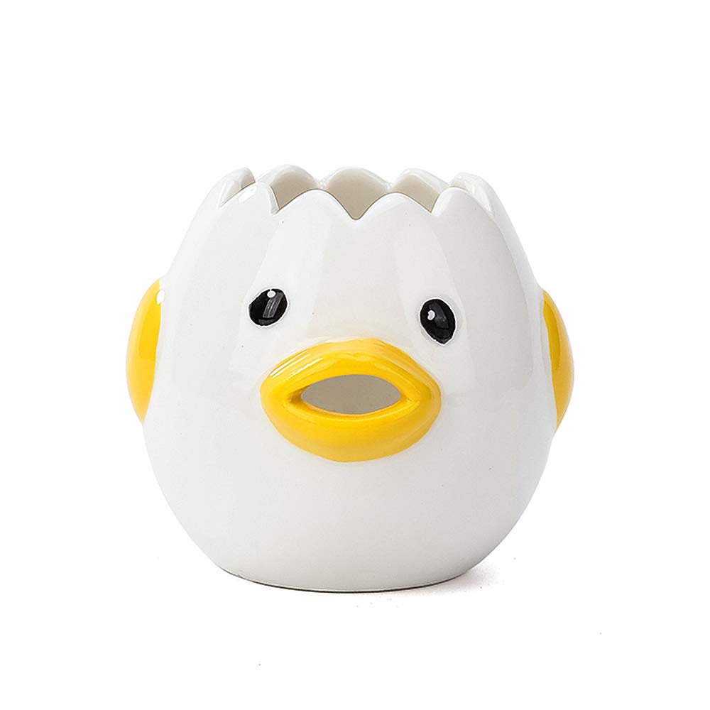 Ceramic Egg Yolk & White Separator - Portable Baking Tool