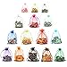 Halulu 100pcs Organza Jewelry Pouch Bags Display Drawstring Wedding Party Festival Gift Candy Bags (3