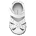 pediped Originals Daphne Sandal (Infant),White,Small (6-12 Months E US Infant)