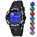Kid Watch For Boy Girl LED Multi Function Fashion Sport Outdoor Digital Wristwatch Dress Waterproof Alarm Black
