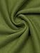 Allegra K Women's Contrast Color Round Neck Draped Long Sleeve Batwing Dolman Tunic Tops Medium Green