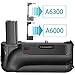 Neewer Pro Vertical Battery Grip Holder IR Infrared Remote Control for Sony A6000 and A6300 Mirrorless Camera, Work with 1 or 2 Pack NP-FW50 Li-ion Battery (Battery NOT Included)