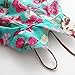 LittleSpring Toddler Girls Dresses Casual Summer Beach Floral Lace Sundress for Kids Mint Green 4T