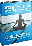 KORFACTOR™ Liposomal Glutathione Liquid Drops Supplement. GMO Free. Gluten Free. Made in USA.