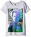 STAR WARS Big Girls' The Force Awakens Rey Girls 7-16 Short Sleeve Graphic Tee, Heather Grey, Medium-8/10