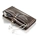 AKHVRS Note8 Case Wallet, Handmade Flip Folding Leather Phone Case Wallet with Card Slot and Magnetic Case Detachable for Samsung Galaxy Note 8 - Brown