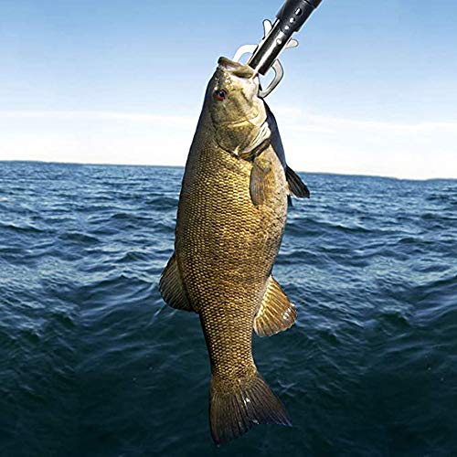 Angelzange, Lip Grip Fisch Lip Gripper Grabber Edelstahl Tragbarer Karpfen Angeln Lip Grip Grab Angelzubehör… – Bild 7