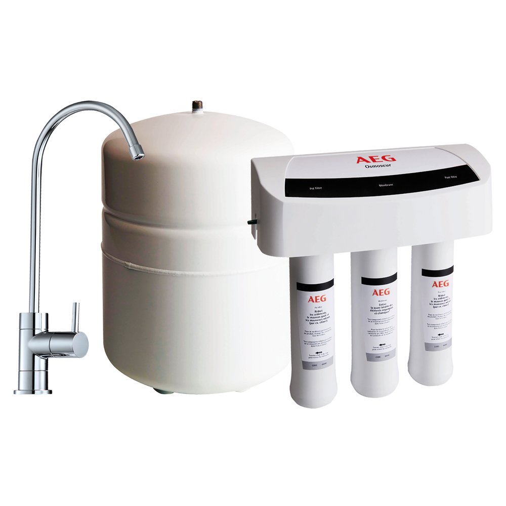 AEG 3Stage Reverse Osmosis Under Sink Drinking Water Filtration System