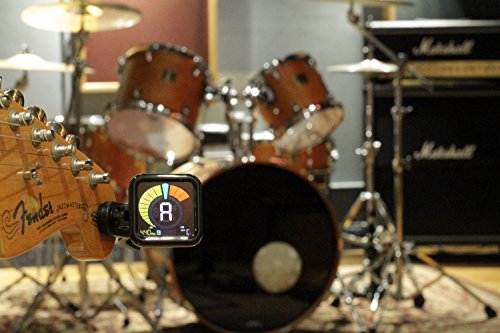 KLIQ UberTuner - Clip-On Tuner for All Instruments - with Guitar, Bass, Violin, Ukulele & Chromatic Tuning Modes