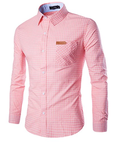 Slim Fit Long Sleeve Plaid