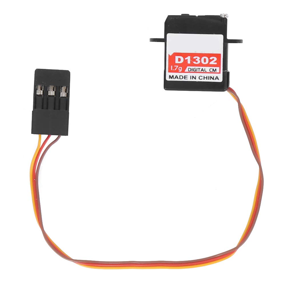 VGEBY Servo Digital Servo D1302 Micro Mini Digital Servo Spare Parts Accessory for Fixed Wing Aircraft Model(JR Plug)