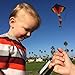 Rainbow Delta Kite, Easy Flyer, Long Tail Huge Flyer, for Kids and Adults, One of the Best Outdoor Activities for Kids, with Line and Handle