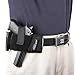 LINIXU TIMEBONA Ambidextrous Flat Belt/Belt Slide Holster Black Nylon