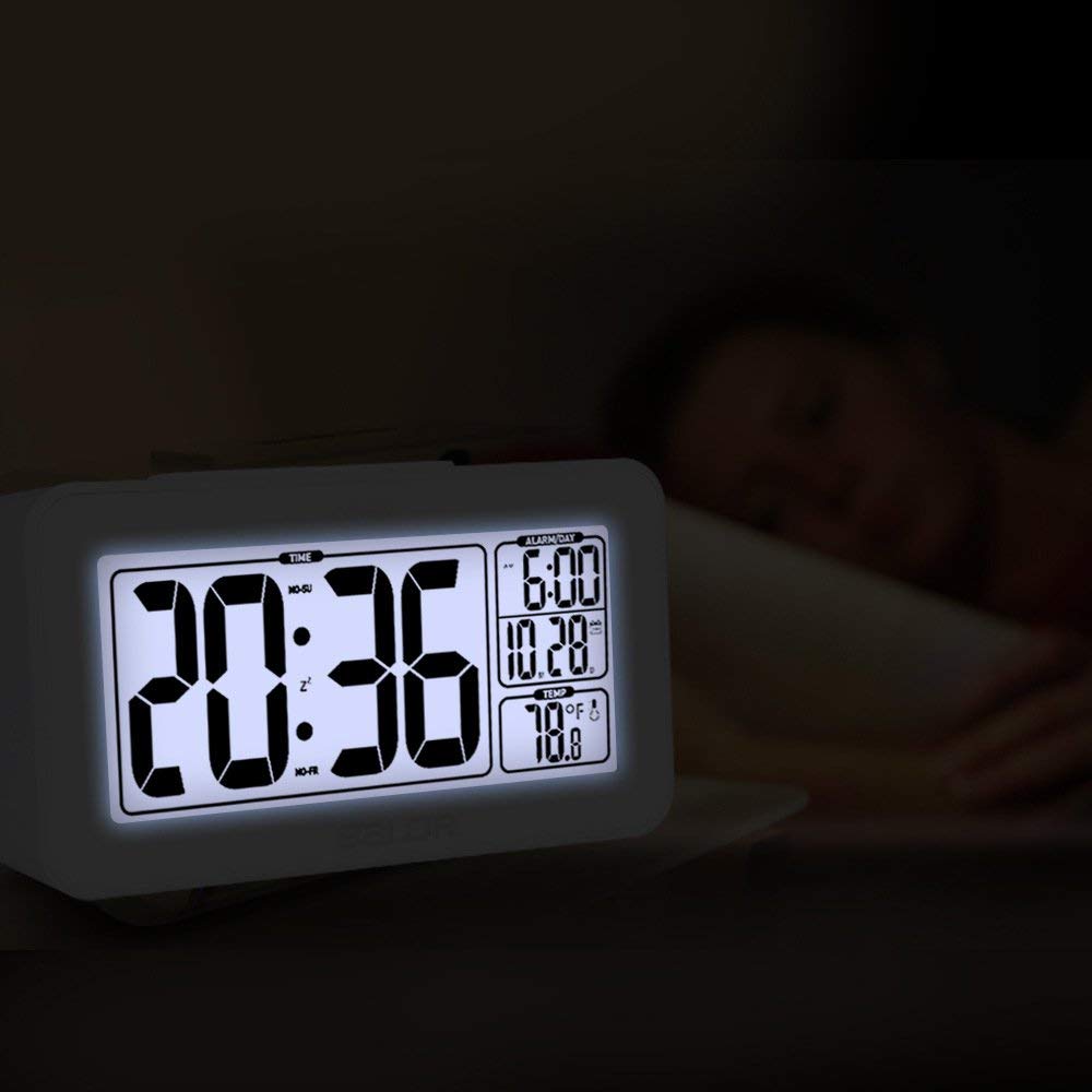 YONGLIANGgychaji Smart Led Digital Alarm Clock Electronic Desk Clock for Kid Stable Watch Nixie Cloc
