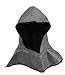 Jacobson Hat Company Knights Chainmail Headpiece,Silver, Black,One Size
