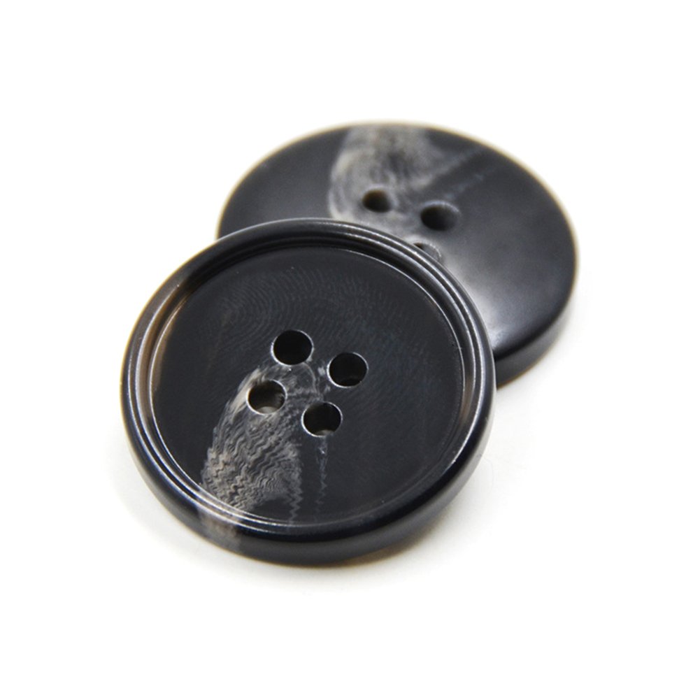 Classic Suit Buttons Elegent Overcoat Buttons Resin Bulk Fastener DIY Crafts Sewing Fasteners 4 Holes Pack of 10