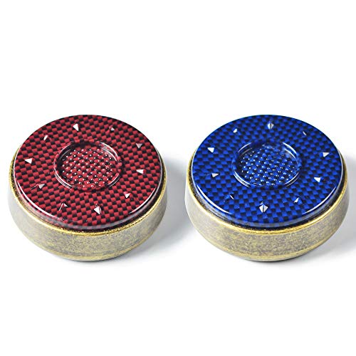 TORPSPORTS Shuffleboard Pucks 2-5/16"(58mm),Set of 8(Red&Blue) (Red Blue)