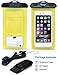 Deego Universal Waterproof Armband Snowproof Case Dry Bag, Fit Iphone 5 5s 6s 6 Plus Galaxy S6 Edge Note 4 LG V10 Nexus 6p Ipod Touch Moto 5.5-inch Diagonal Ipx6 Certified to 6.6 Feet (Yellow)