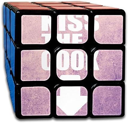 Kiss The Cook 3x3x3 Puzzle Cube Toy Ultra-Smooth Stress Reducer For ADHD Hand Killing Time Custom Design Graphic