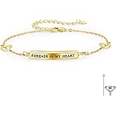 TUGHRA Urn Bracelet Cremation Jewelry for Ashes for Women 925 Sterling Silver Memorial Bracelet for Human Ashes Of Loved Ones Jewelry Gifts Sympathy Gift for Loss Loved One