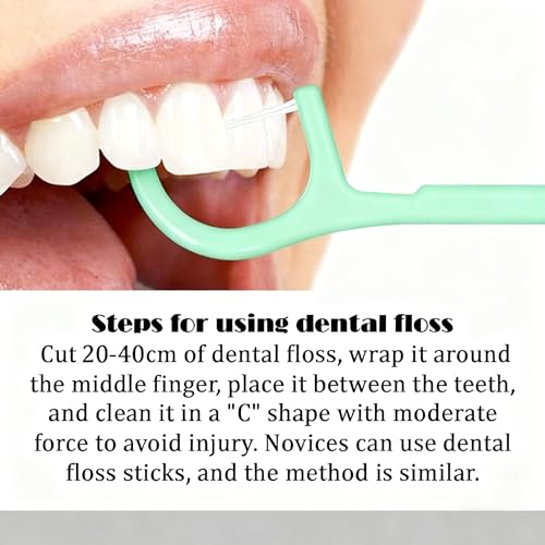 Dental Flosser Sticks Set, 180-Count Disposable Flossers Individually wrapped, mint-flavored dual-strand floss combined with toothpick Portable flosser sticks for cleaning teeth（3/colors）