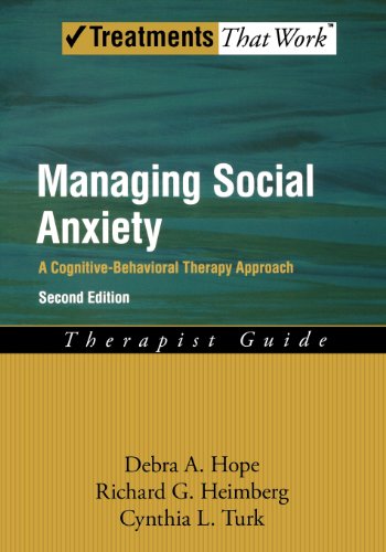 Managing Social Anxiety,Therapist Guide, 2nd Edition A Cognitive-Behavioral Therapy Approach  (Paperback)