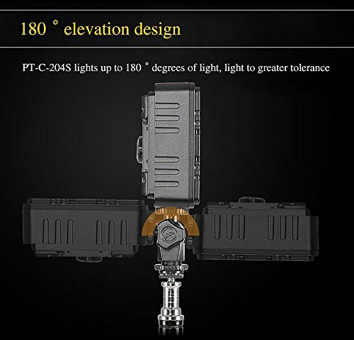Tolifo Pt-c-204s Video Light Lamp Panel LED Camera Light for Sony Canon Nikon Pentax Olympus Samsung Panasonic JVC Dslr Cameras Dv Camcorders