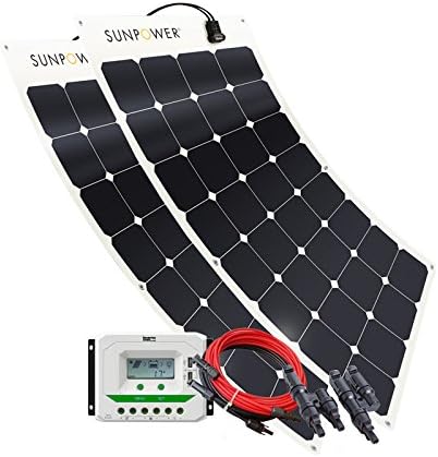 Solar Panel 200W Watt 12V PV Off Grid Solar Kit RV, Boat, Caravan Battery Charger