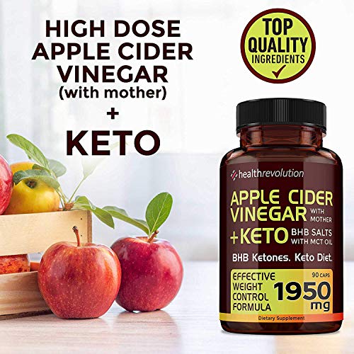 8X More Potency Formula Apple Cider Vinegar Capsules with Mother + BHB