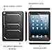 Fintie Case for iPad Air - CaseBot Tuatara Series Rugged Unibody Dual Layer Hybrid Full Protective Cover with Built-in Screen Protector and Impact Resistant Bumper, Black