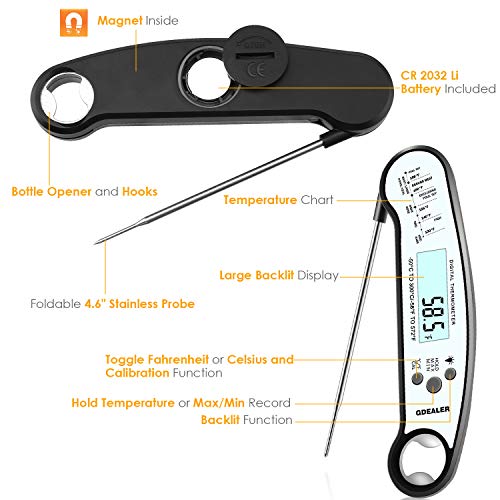 5 GDEALER+Waterproof+Thermometer+Calibration+Back+lit