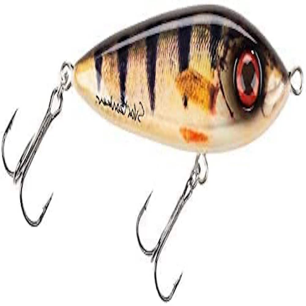 Abu Garcia Svartzonker McSnack, Fishing Hook, Hard Lures, Predator Fishing, Jerkbait Pike Lure,Unisex, Real Perch, 22g | 90mm