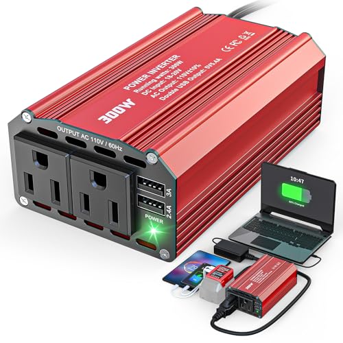 LIVOWALNY 300W Power Inverter
