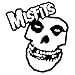 Popfunk Misfits Fiend Skull and Logo Collectible Stickers