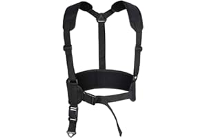 Double Shoulder Strap Pressure Washer Sling Strap Belt Adjustable Telescoping Wand Support Harness for Backyard Irrigation Tw